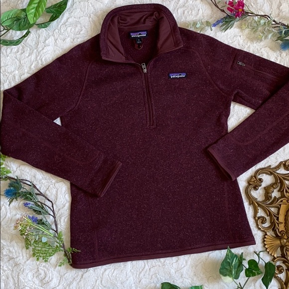 Patagonia Jackets & Blazers - Patagonia Burgundy Better Sweater